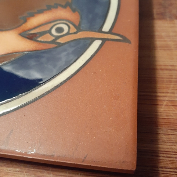 Vintage J. Hearn Bisbee AZ Roadrunner Tile - Picture 3 of 8